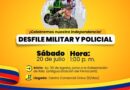 Desfile militar del 20 de Julio saldrá de la Gobernación terminará en DOsquebradas