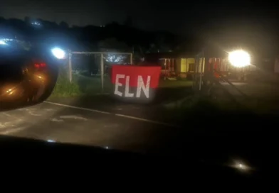 ELN vuelve a instalar bandera a tan solo 5 minutos del casco urbano de Pueblo Rico