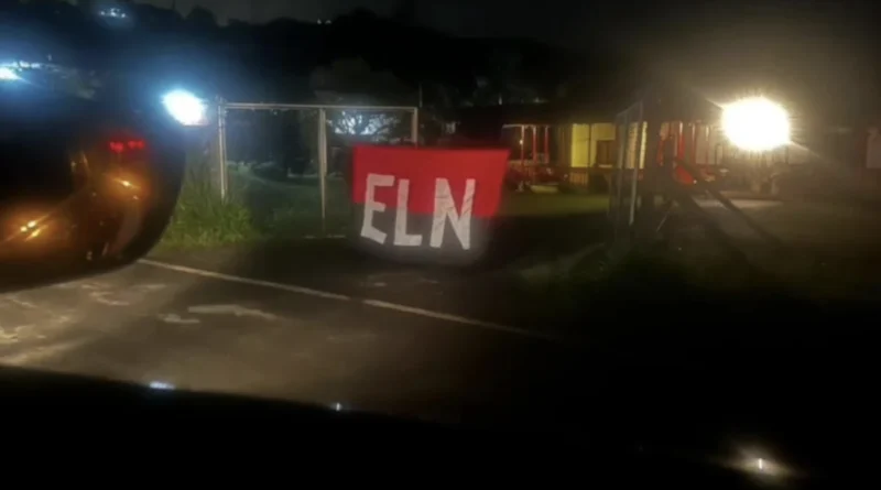 ELN vuelve a instalar bandera a tan solo 5 minutos del casco urbano de Pueblo Rico