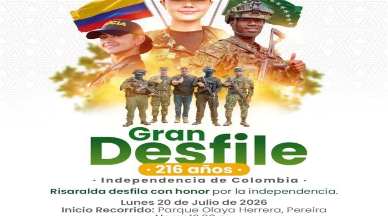 Risaralda reconoce a los héroes de la patria con el desfile del 20 de Julio