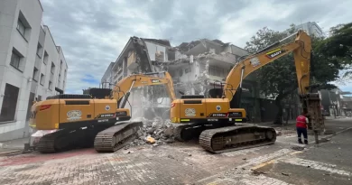 En el centro iniciaron demoliciones