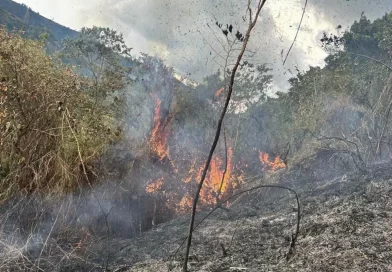 En Quinchía ardió el Cerro Opiramá
