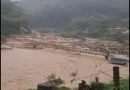 Se debordó el río Campoalegre en el municipio de Santa Rosa de Cabal